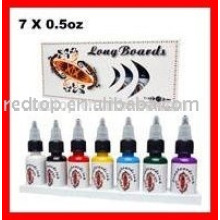 High quality 7 color Professional tattoo ink set